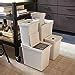 Ikea Plastic Pull-Out Bin with lid, Light Grey, 10 L : Amazon.in: Home ...