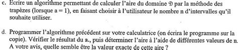 Rezultat imagine pentru Methode Des Trapezes Algorithme