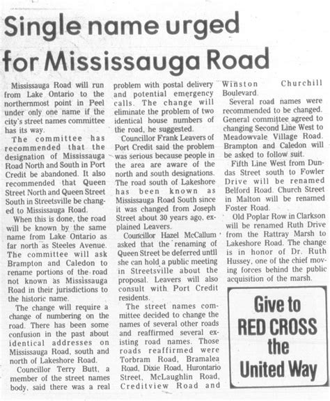 Mississauga Road: What to call it? — Modern Mississauga Media