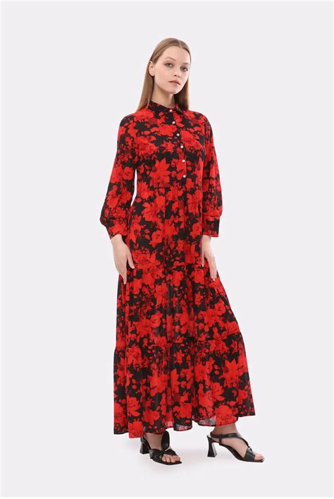 Long Floral Dresses | Long Sleeve Floral Dresses for Women – Modora UK