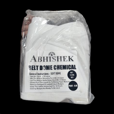 Belt Dome Chemical For Hard Dome Label & Belt Buckle - 1.5 Kg ...