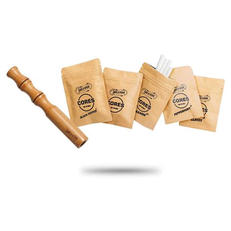 INSYOHO Quit Smoking Wooden Inhaler | Nicotine-Free Aromatherapy Diffuser for Oral Fixation ...