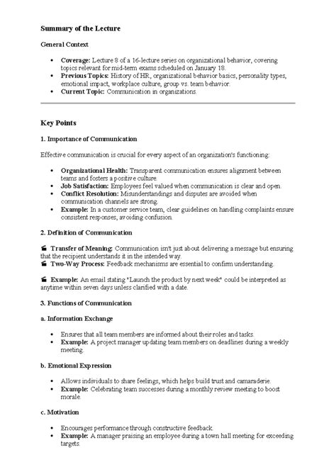 Summary 8 - Group level factors - Summary of the Lecture General ...