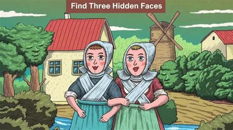 You have the sharpest eyes if you can spot three hidden faces in the ...