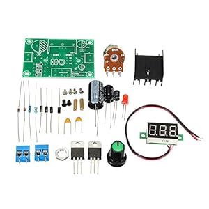 PRAV® 2X(DIY Kit LED LM317 Adjustable Voltage Regulator Step-Down Power ...