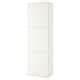 BESTÅ shelf unit with doors, white Lappviken/white, 60x42x193 cm (235 ...