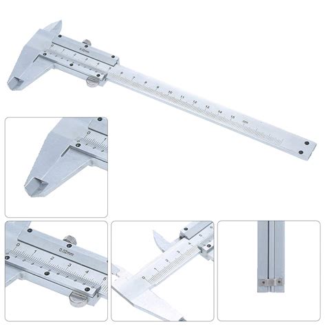 Walmeck Calipers Gauge,Professional Stainless Steel Vernier Caliper 0 ...