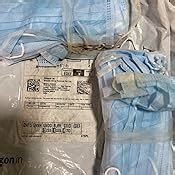 Salus Disposable Surgical Face Mask, Blue - 100 Pieces: Amazon.in ...