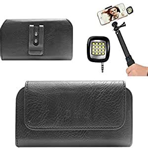 DMG Premium PU Leather Cell Phone Pouch Carrying Case with Belt Clip ...