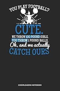 Cheerleading Notebook: Lined Log Book For Coach Of Awesome Cheerleaders ...