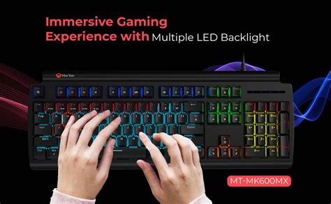 Amazon.in: Buy MEETION MT-MK600MX Wired Mechanical Gaming Keyboard ...