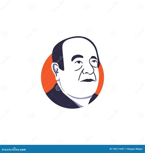 Amancio Ortega Face Portrait Vector Illustration Editorial Photography - Illustration of richest ...