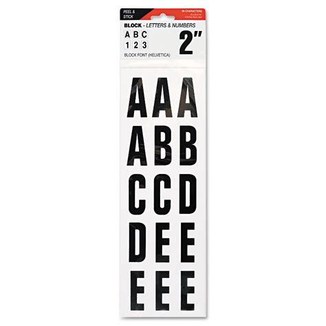 Cosco Letters Numbers & Symbols Adhesive 2 Black India | Ubuy