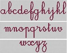 lettere gratis ab 233 c 233 quot cursive quot au point de croix point de croix lettere gratis ab 233 c 233 quot cursive quot au point de croix point de croix