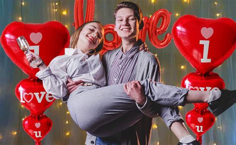 Party Propz I Love You Foil Balloons for Birthday Decoration - Pack of ...