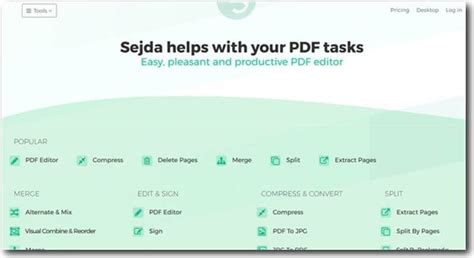 Image result for Sejda PDF Editor Tutorial