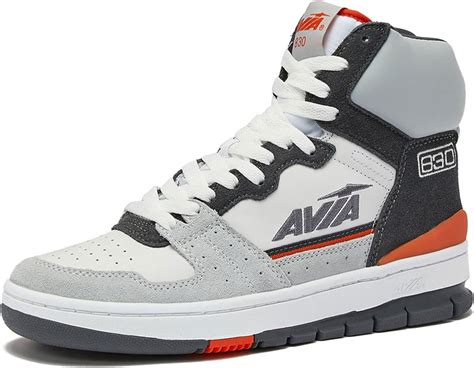 Avia 830 Men's Basketball Shoes, Retro High Top Sneakers for Men Indoor ...