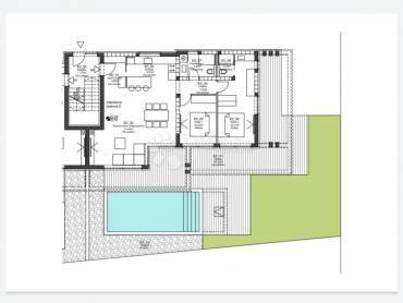 Luksuzni stan sa bazenom i vrtom, stan, površina 147,76m2