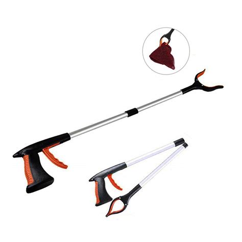 Buy Muou 32" Foldable Reacher Grabber, Long Handy Assist Tool, Flexible ...