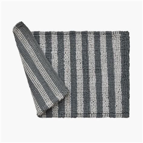 Buy STELLAR HOME Miami Striped Bath Mat - 60x40cm from Stellar Home at ...