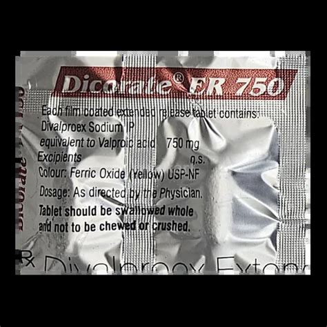 DICORATE ER 750MG TABLET 10’S: Uses, Price, Side effects & Generic ...