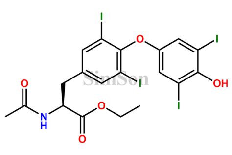 Levothyroxine N-Acetyl ethyl ester | CAS No- 30804-52-5 | Simson Pharma ...