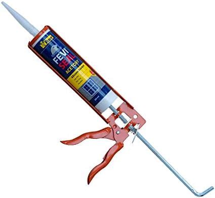 Dr.Fixit Silicone Sealant 280 ML (Clear) + Applicator Gun (caulking gun ...
