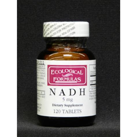 Ecological Formulas Nadh 5 Mg 120 Tabs By Ecological Formulas ...