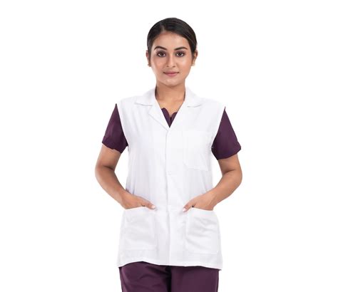 HOSPRIQS Sigma Lab Coat-Sleeveless- for Chemistry Lab Students with 1 ...