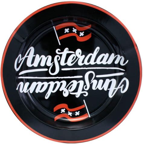 Cendrier en métal Amsterdam XXX Flag - L'as du CBD