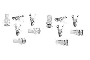 PlanetZia 6pcs Craft Alligator Eyeglass and Badge Holder Clips with ...