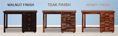 Furinno Sheesham Wood Writing Study Desk Computer Table for Home and ...