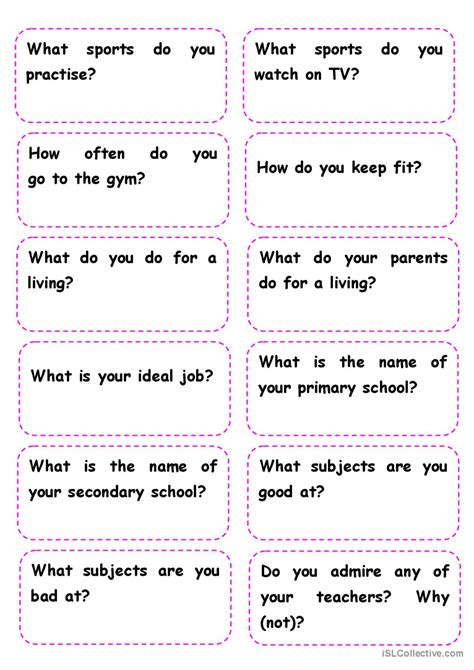 General Question Worksheet 的图像结果