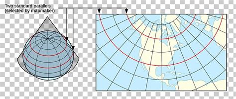 Lambert Conformal Conic Projection Map Projection Cone Mercator ...