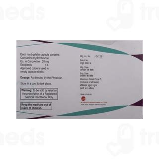 Tinnicar 20 MG | Order Tinnicar 20 MG Capsule Online at Truemeds