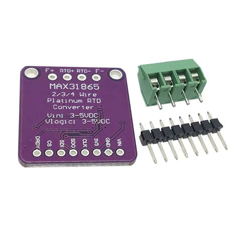 MAX31865 PT100-PT1000 RTD Platinum Resistance Temperature Detector Mod