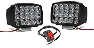 ESPtronics ERH India 1 Pair 15 LED Fog Lights with ON-OFF Switch For ...
