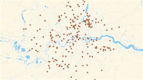 Map of Bp Pulse locations in London, UK | Mapstack