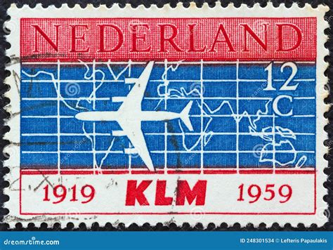 NETHERLANDS - CIRCA 1959: a Stamp Printed in the Netherlands Shows ...