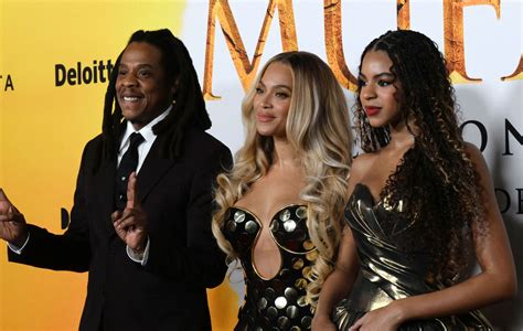Jay-Z, Beyoncé, and Blue Ivy Shine at "Mufasa: The Lion King" Red ...