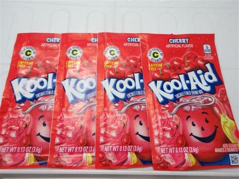 CHERRY KOOL-AID - 4 PACKAGES