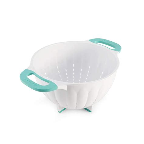 KitchenAid KE166OSAQA Classic Colander, 5-Quart, Aqua Sky : Amazon.in ...