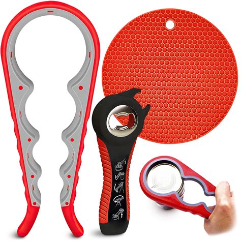 Amazon.com: Silicone Jar Opener Gripper Pad - 3Pcs Nonslip Bottle ...
