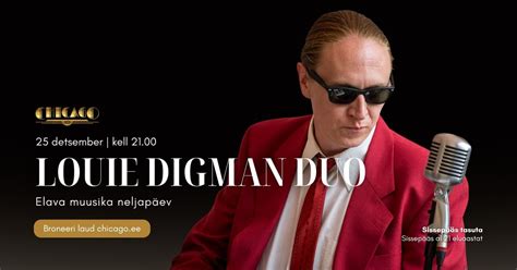 25.12 Louie Digman & Heiki Vilep live @ Chicago 1933, Roseni 8, 10111 ...