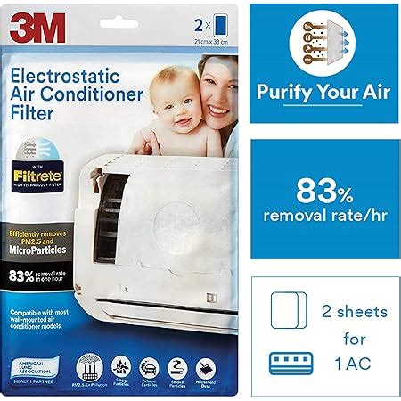 3M Filtrete AC Filters for converting Split AC into air Purifier [Dust ...