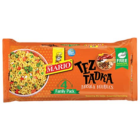 Buy TRDP MARIO Tez Tadks Instant Masala Noodles - Family Pack Online at ...