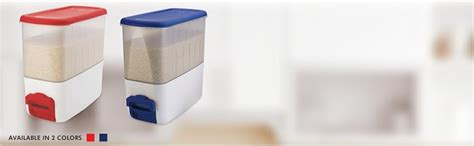 Buy SignoraWare Rice Dispenser Containers | Large Grains Storage with ...