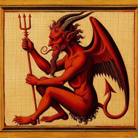 The devil, a fallen angel, is the main subject of the artwork. The - ikumen