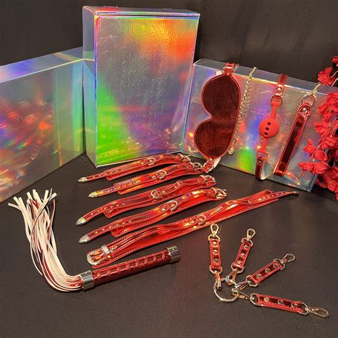 10Pc Shiny Bondage Restraint BDSM KIT – PRATIHARYE
