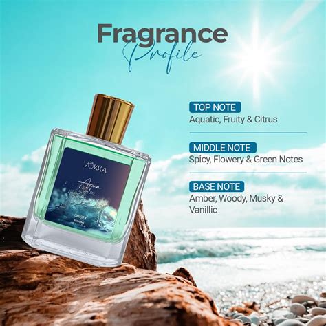 VOKKA Aqua 100 ml Unisex Luxury Long Lasting Aqua Perfume For Men And ...